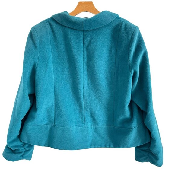 Pamela McCoy Jacket Size 2XL Turquoise Women Coat Jacket - Picture 2 of 12